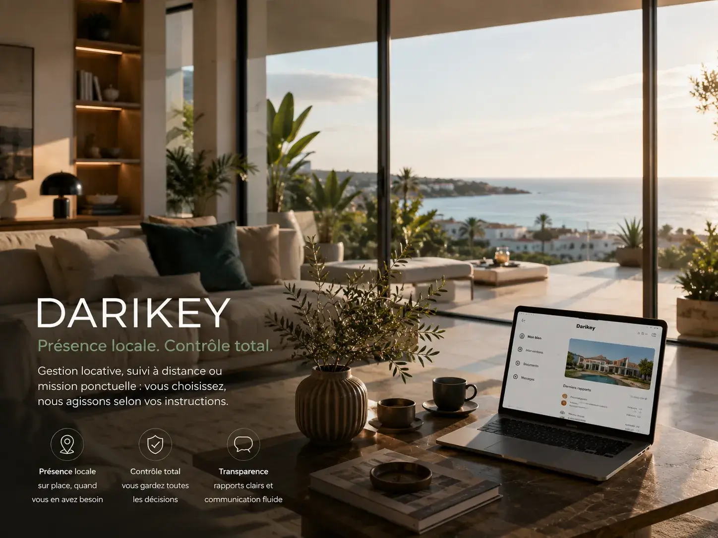 Propriétaire suivant son bien immobilier à distance avec Darikey